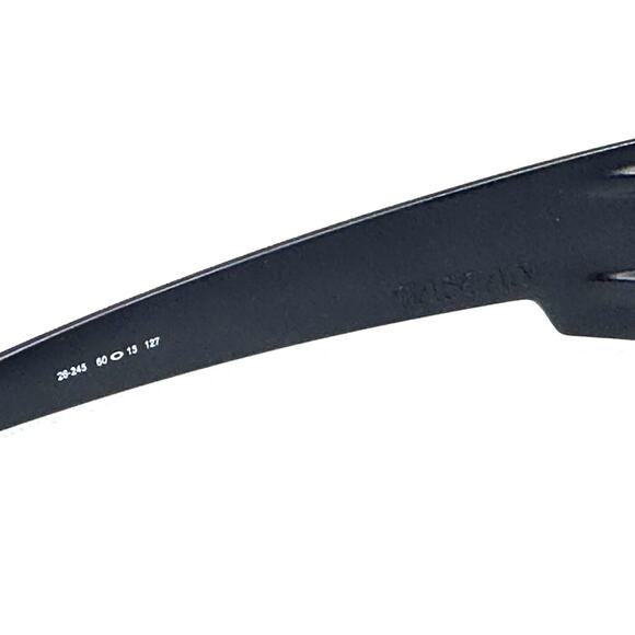 OAKLEY 26-245 GASCAN SPORT WRAP BLACK SUNGLASSES 60-15-127 - Picture 6 of 8